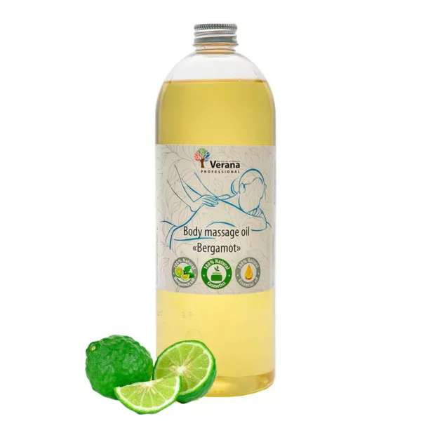 Verana 100% natuurlijke Massageolie Bergamot 1l