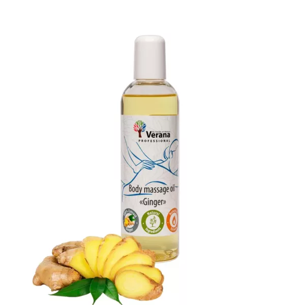 Verana 100% natuurlijke Massageolie Gember 250ml