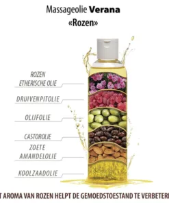 Verana Massageolie Rozen 1l2