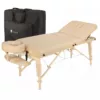 ZENGROWTH Inklapbare Massagetafel Nimman Beige