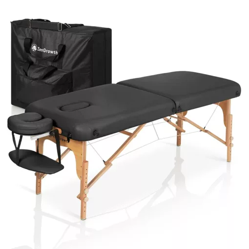 ZENGROWTH Massagetafel Gavia Zwart 70cm